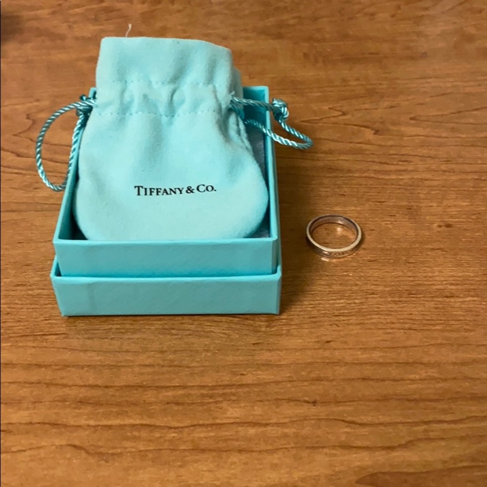 Tiffany & Co 1837 thin band ring